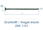 4,2 x 110mm Drahtstifte Senkkopf DIN1151 blank (5kg Paket)