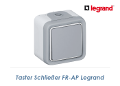 Taster Schließer Legrand FR-AP grau (1 Stk.)