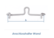 170mm Anschlusshalter Wand für Doppelstabgitter...