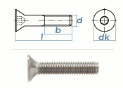 M8 x 65mm Senkschrauben ISO10642 Edelstahl A2 (1 Stk.)