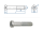 M6 x 30mm Zylinderschraube DIN7984 Stahl verzinkt FKL 8.8  (10 Stk.)